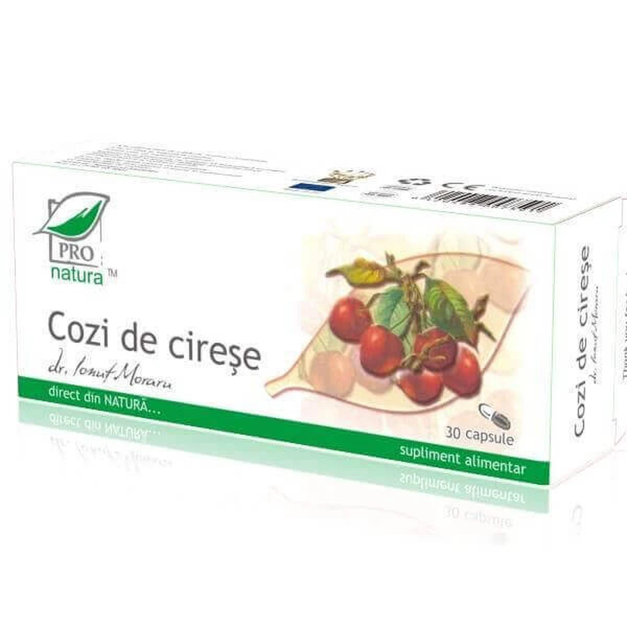 Вишневые плодоножки Pro Natura Cerasi stipes pulvis, 30 капсул: цены и характеристики