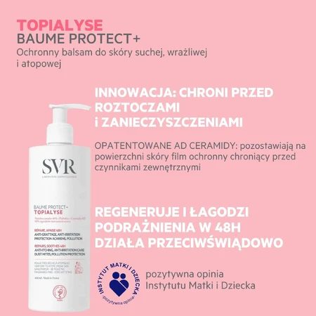 SVR Topialyse Baume Protect+ Лосьйон, 400 мл: ціни та характеристики