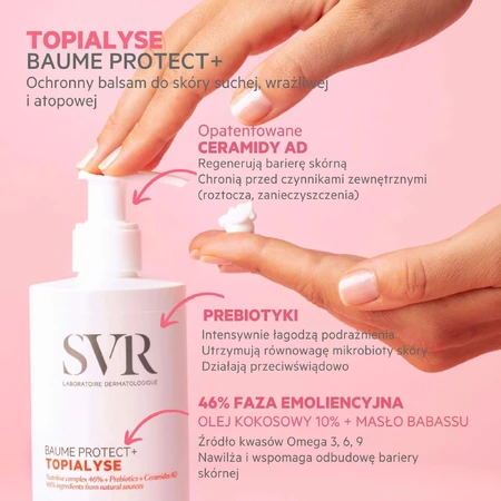 SVR Topialyse Baume Protect+ Лосьйон, 400 мл: ціни та характеристики