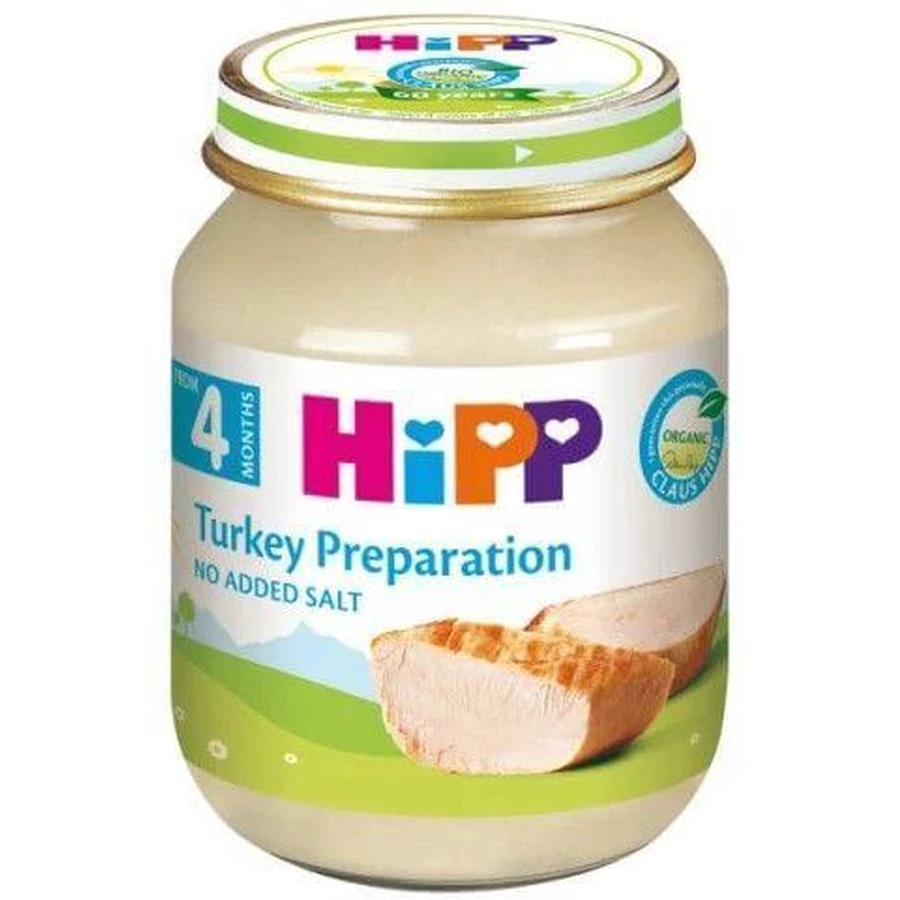 HiPP Органическое пюре из мяса индейки 125 г: цены и характеристики