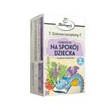 Herbapol Na Spokój Dziecka, трав'яний та фруктовий фіксуючий чай, від 2 років, 20 пакетиків
