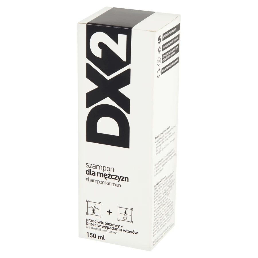 DX2, шампунь для мужчин, против перхоти и выпадения волос, 150 мл: цены и характеристики