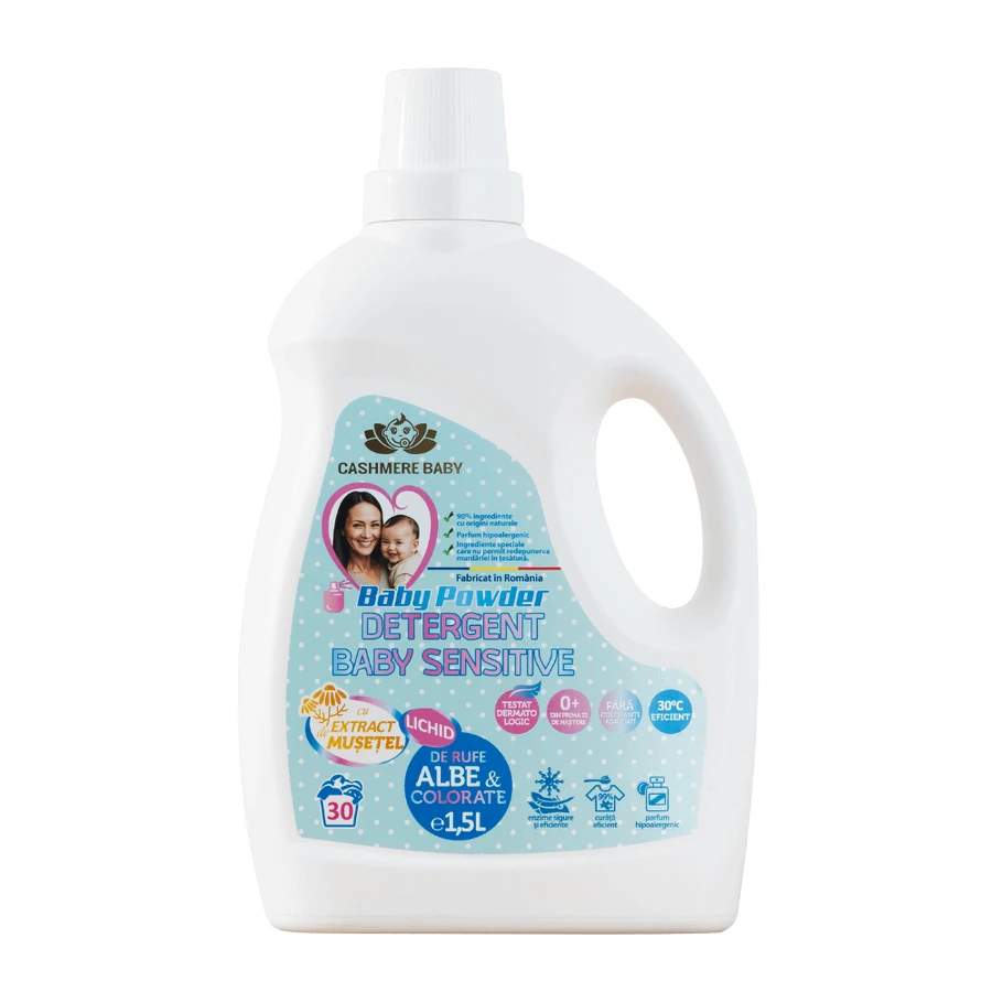 Стиральный порошок Sensitive Baby Powder, 1,5 л, Аромат кашемира: цены и характеристики