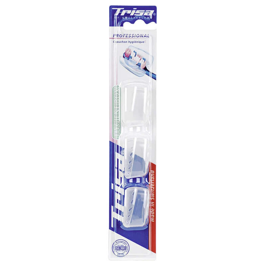 Защитный колпачок для зубной щетки, 3 штуки, Trisa: цены и характеристики
