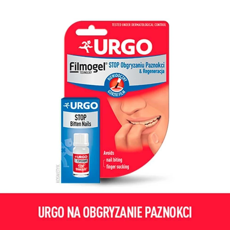 Urgo Filmogel Stop Nail Biting & Regeneration, жидкий пластырь для ногтей, 9 мл CONTAMINATED PACKAGING: цены и характеристики