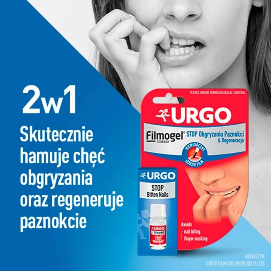 Urgo Filmogel Stop Nail Biting & Regeneration, жидкий пластырь для ногтей, 9 мл CONTAMINATED PACKAGING: цены и характеристики