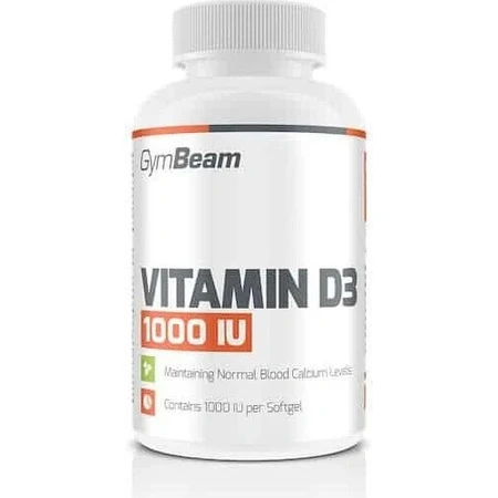 Gymbeam вітамін d3 2000 МО без смаку 120cps 1×120 капсул без смаку: ціни та характеристики