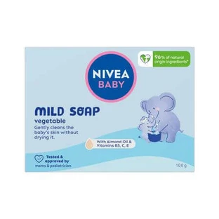 Твердое мыло Mild, 100 г, Nivea Baby