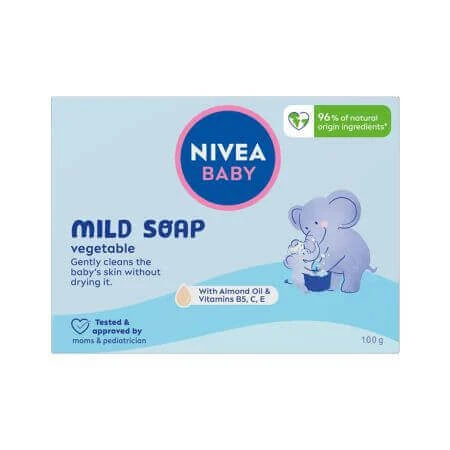 Твердое мыло Mild, 100 г, Nivea Baby: цены и характеристики