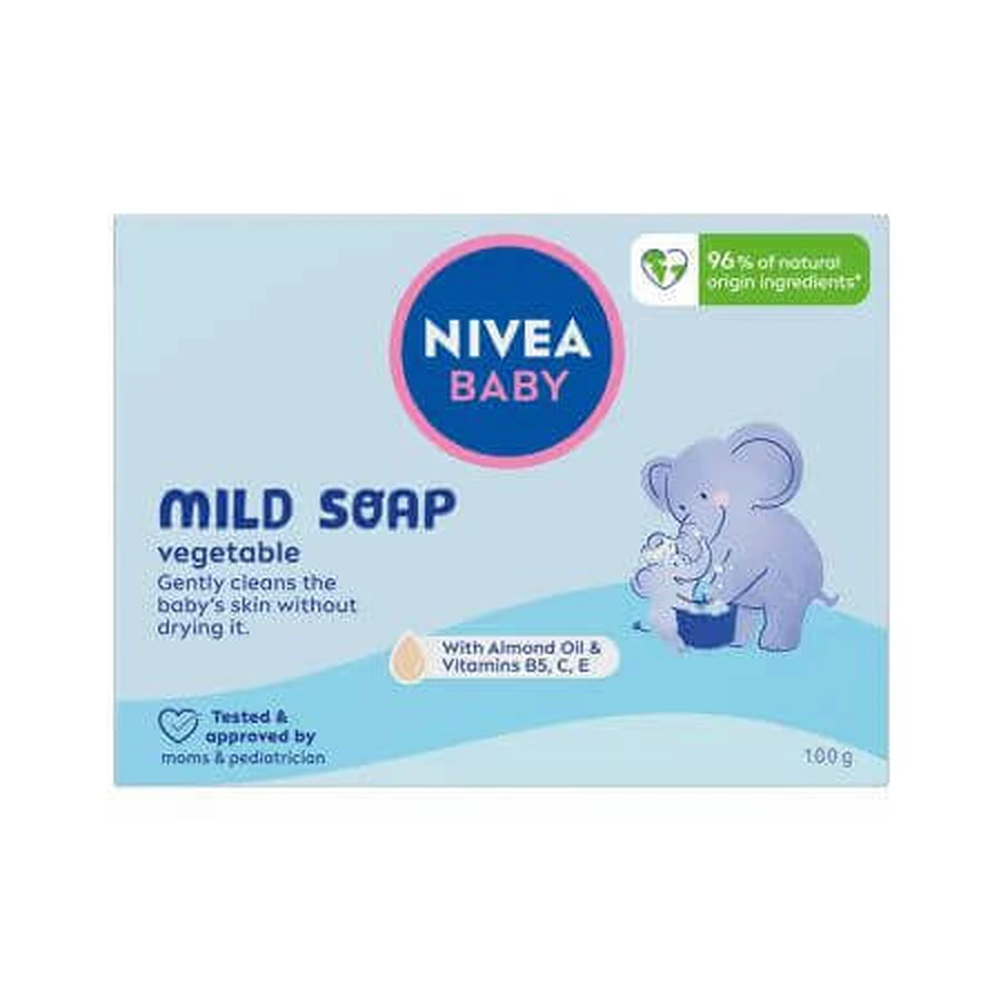 Твердое мыло Mild, 100 г, Nivea Baby: цены и характеристики
