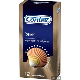 Презервативы Contex Ribbed, 12 шт
