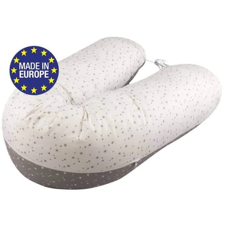 Подушка для кормления Bomimi ADOS 150x30, звезды белые/серые: цены и характеристики