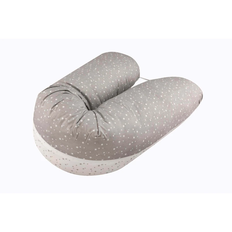 Подушка для кормления Bomimi ADOS 150x30, звезды белые/серые: цены и характеристики