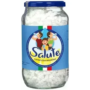 SALUTE SODA BICARBON лимонна сода 1×250 г, негазована шипуча гранула