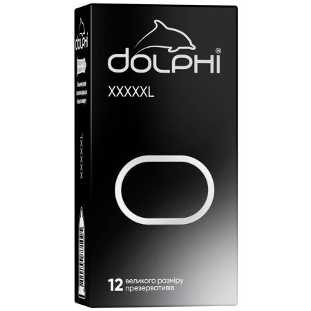 Презервативы Dolphi XXXXXL, 12 шт.