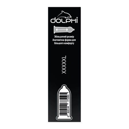 Презервативи Dolphi XXXXXL, 12 шт.: ціни та характеристики