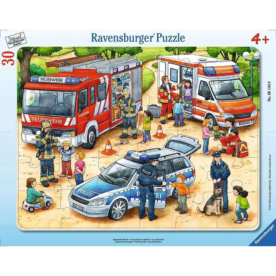 Рамка для лобзика Цікаві заняття, +4 роки, 30 штук, Ravensburger: ціни та характеристики