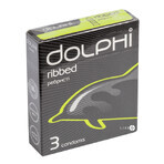 Презервативи Dolphi Ribbed Особливої дії 3 шт: ціни та характеристики
