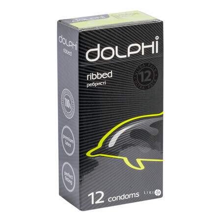 Презервативи Dolphi Ribbed Особливої дії 12 шт