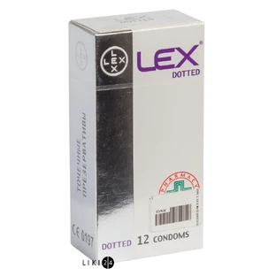 Презервативи Lex з точковою текстурою 12 шт