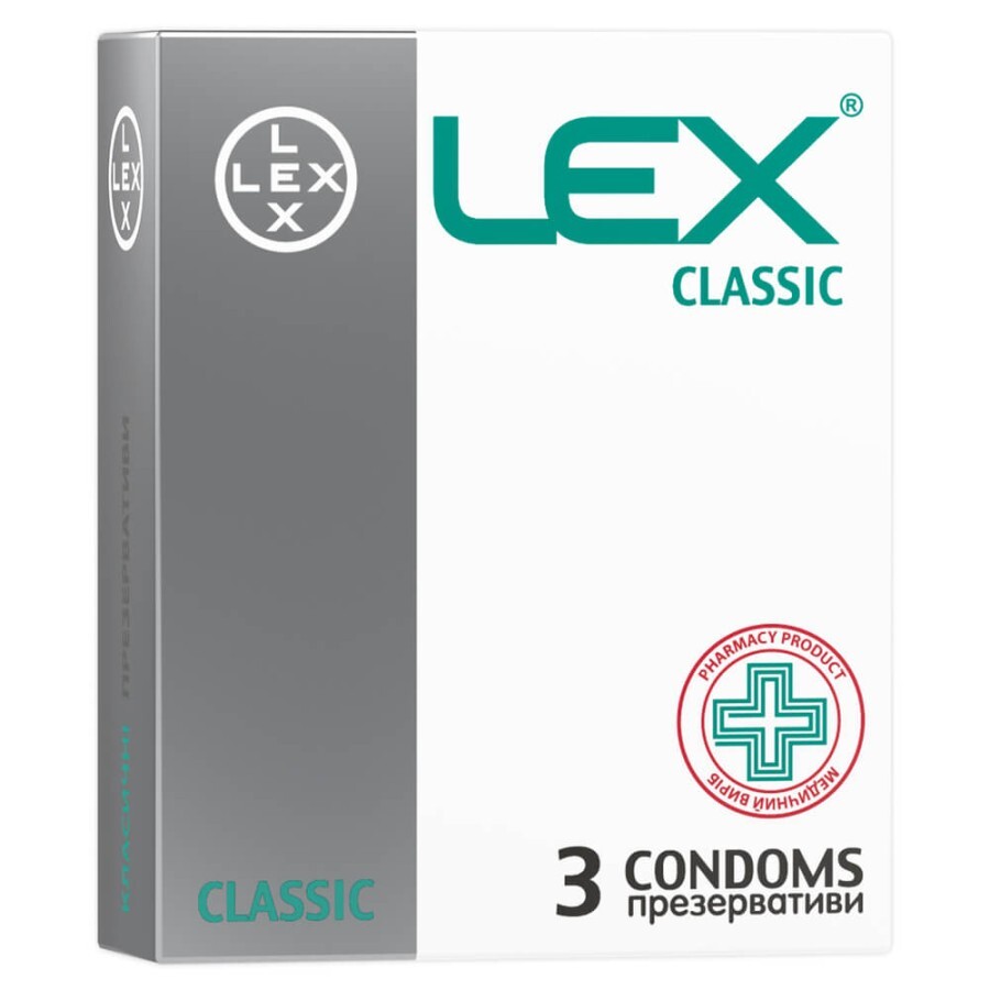Презервативи Lex Classic, 3 шт.: ціни та характеристики