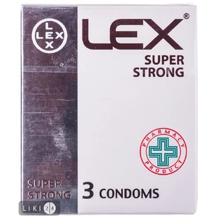 Презервативи Lex Суперміцні 3 шт