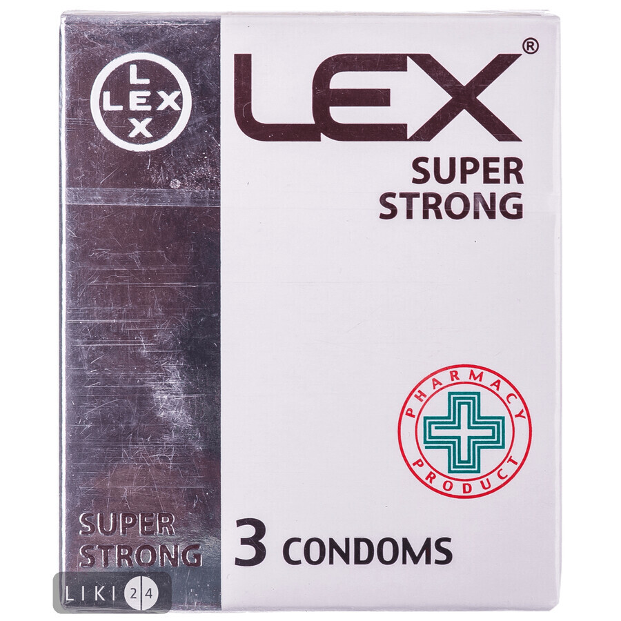 Презервативы Lex Суперпрочные 3 шт: цены и характеристики