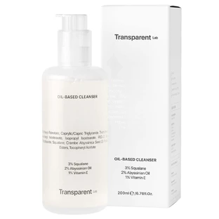 Transparent Lab Oil Based Cleanser, олія для глибокого очищення обличчя, 200 мл