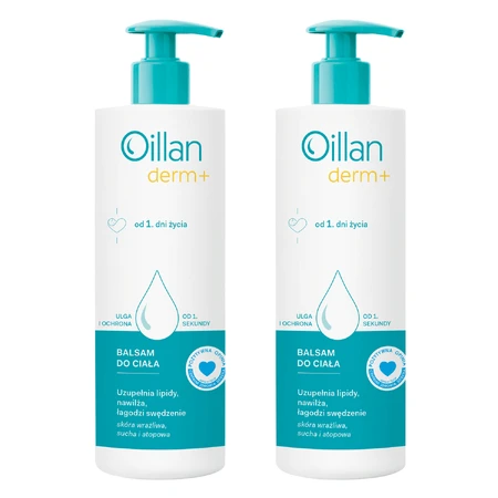 Набор Oillan Derm+ Лосьон для тела, с первого дня жизни, 2 х 400 мл: цены и характеристики