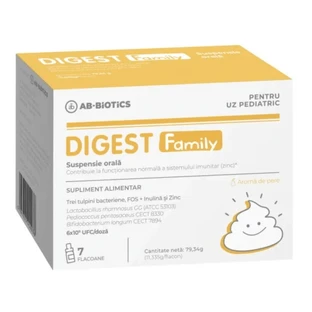 Дигест Сімейний, оральна суспензія, 7 флаконів, Ab-Biotics