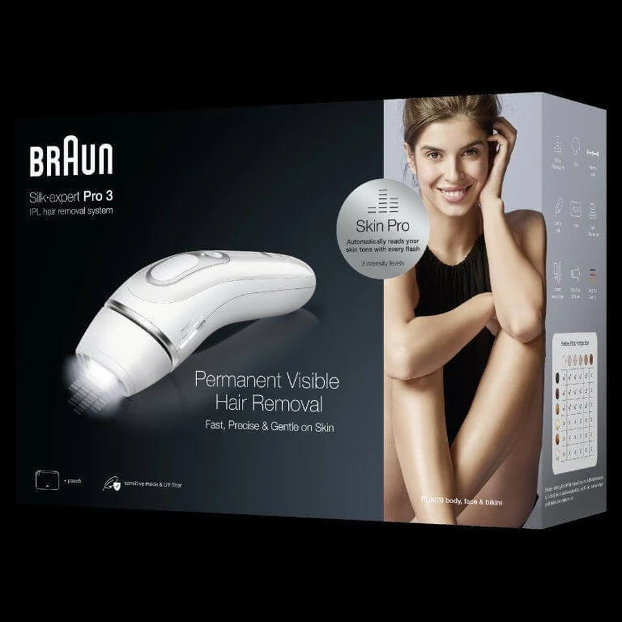 Епілятор Braun IPL Silk expert Pro 3, PL3020: ціни та характеристики