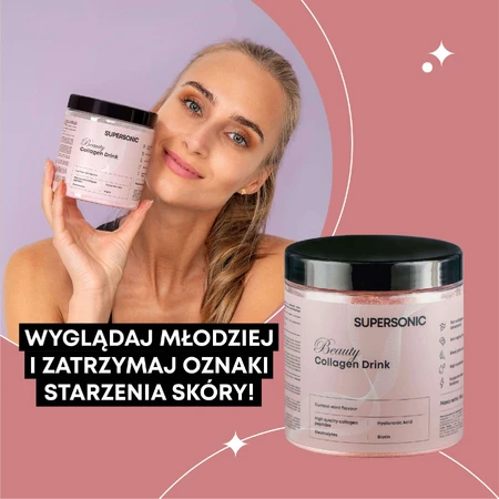 Колагеновий напій Supersonic Beauty, смородиново-міта, 185 г: ціни та характеристики