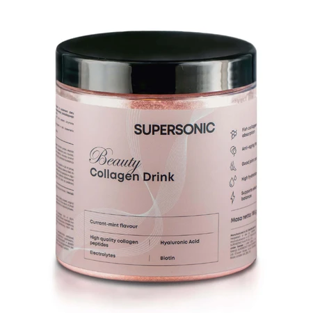 Колагеновий напій Supersonic Beauty, смородиново-міта, 185 г: ціни та характеристики