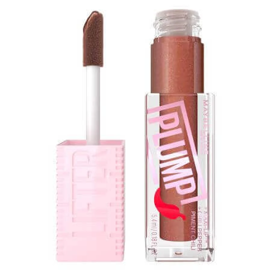 Блеск для губ Lifter Plump Plumping, 007 Cocoa Zing, 5,4 мл, Maybelline: цены и характеристики