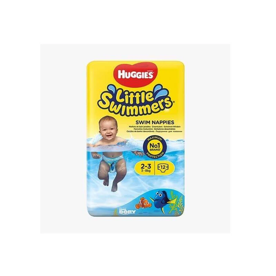 Непромокальні плавки-трусики Little Swimmers № 2-3, 3-8 кг, 12 штук, Huggies: ціни та характеристики