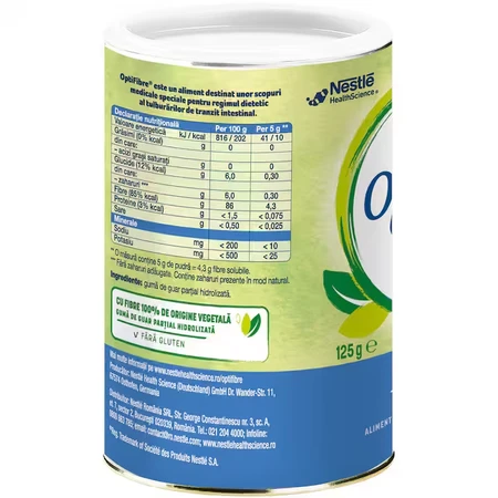 Оптіфібре Nestle OptiFibre, 125 г: ціни та характеристики
