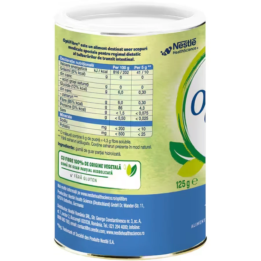 Оптіфібре Nestle OptiFibre, 125 г: ціни та характеристики