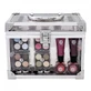 Набор для макияжа, 2K Beauty, прозрачный бьюти-кейс в комплекте