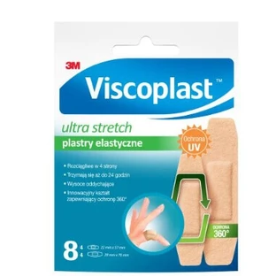 Пластир еластичний Viscoplast Ultra Stretch, 8 шт.
