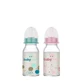 Пляшечка для годування з декорованого скла, 0-24 місяці, 120 мл, BabyNova