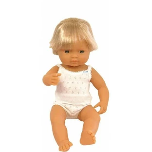 Кукла Miniland Baby European Boy, с 3 лет, 38 см