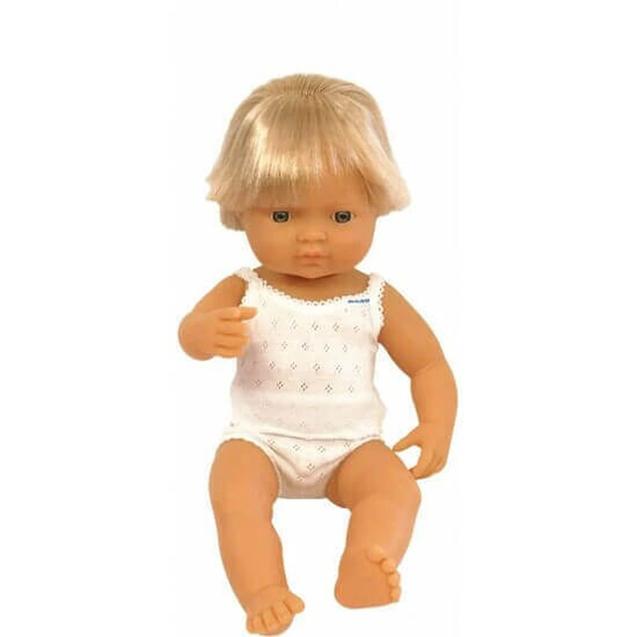 Кукла Miniland Baby European Boy, с 3 лет, 38 см: цены и характеристики