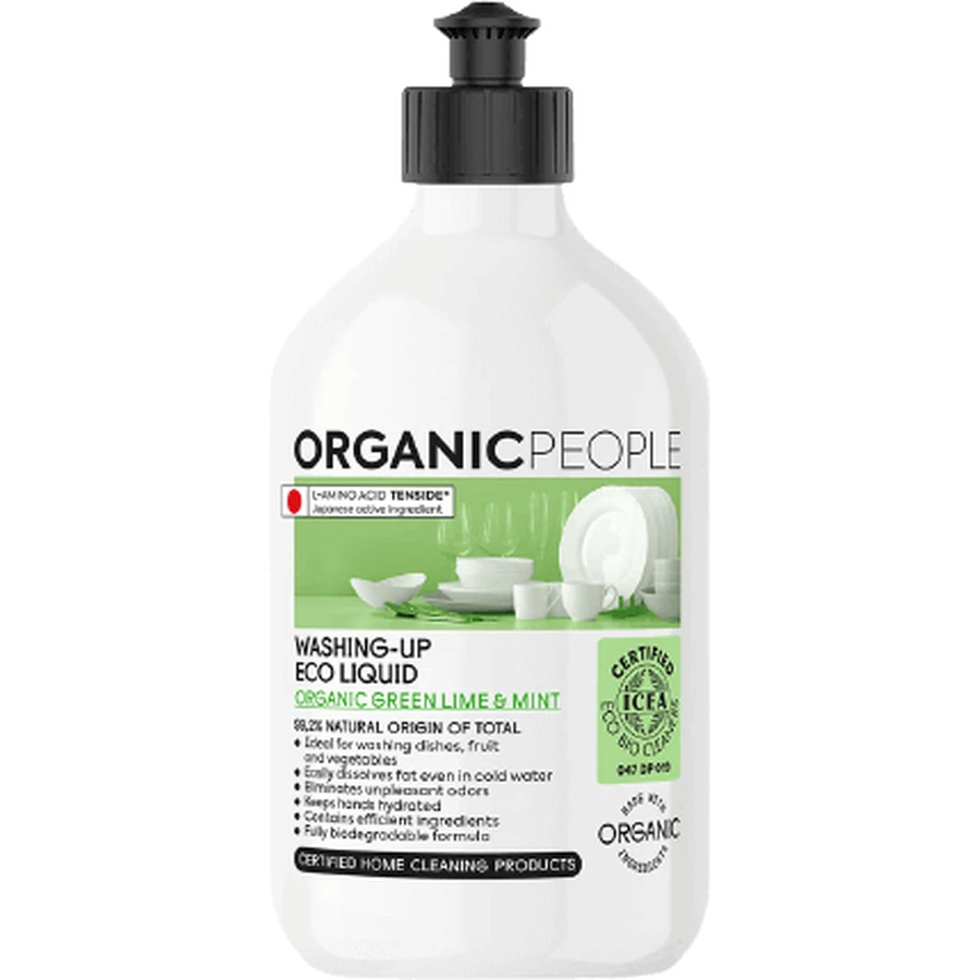 Рідкий засіб для миття посуду Organic People Еко Лайм 500 мл: ціни та характеристики