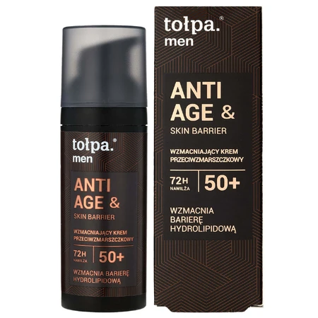 Topa Men Anti Age & Skin Barrier, зміцнюючий крем проти зморшок 50+, 50 мл: ціни та характеристики