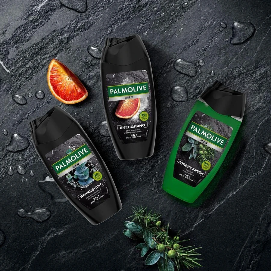 Palmolive Men Енергетичний гель для душу 3в1 для чоловіків 500 мл: ціни та характеристики