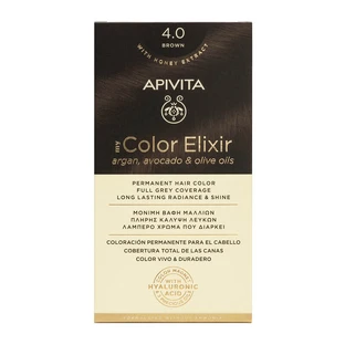 Фарба для волосся My Color Elixir, відтінок 4.0, Apivita