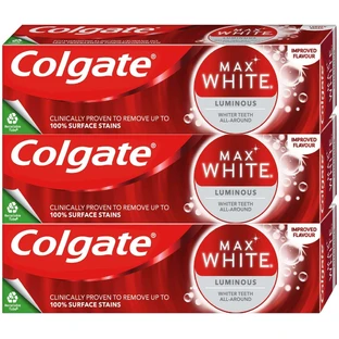 Colgate Max White Сяюча зубна паста 3 x 75 мл