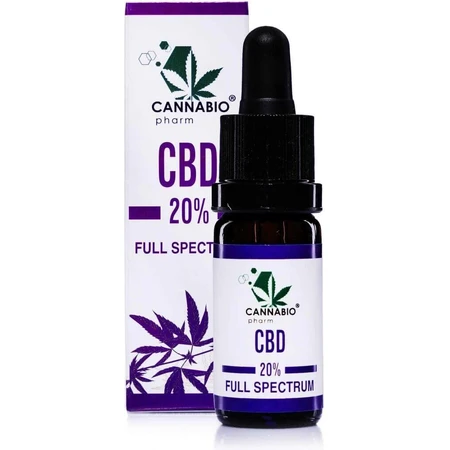 CANNABIOpharm CBD 20% FULL SPECTRUM 1×10 мл, CBD олія: ціни та характеристики