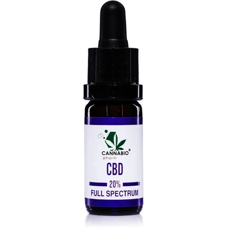 CANNABIOpharm CBD 20% FULL SPECTRUM 1×10 мл, CBD олія: ціни та характеристики