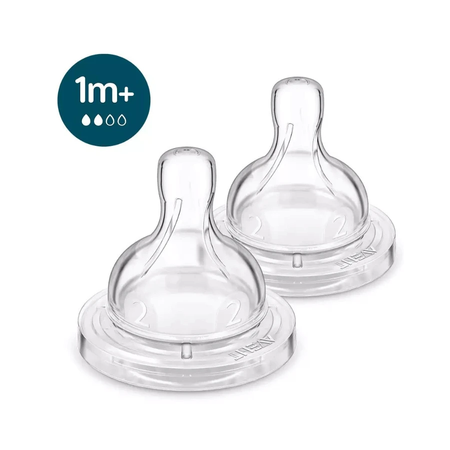 Антиколиковая соска с медленным потоком, 1 месяц+, Philips Avent: цены и характеристики